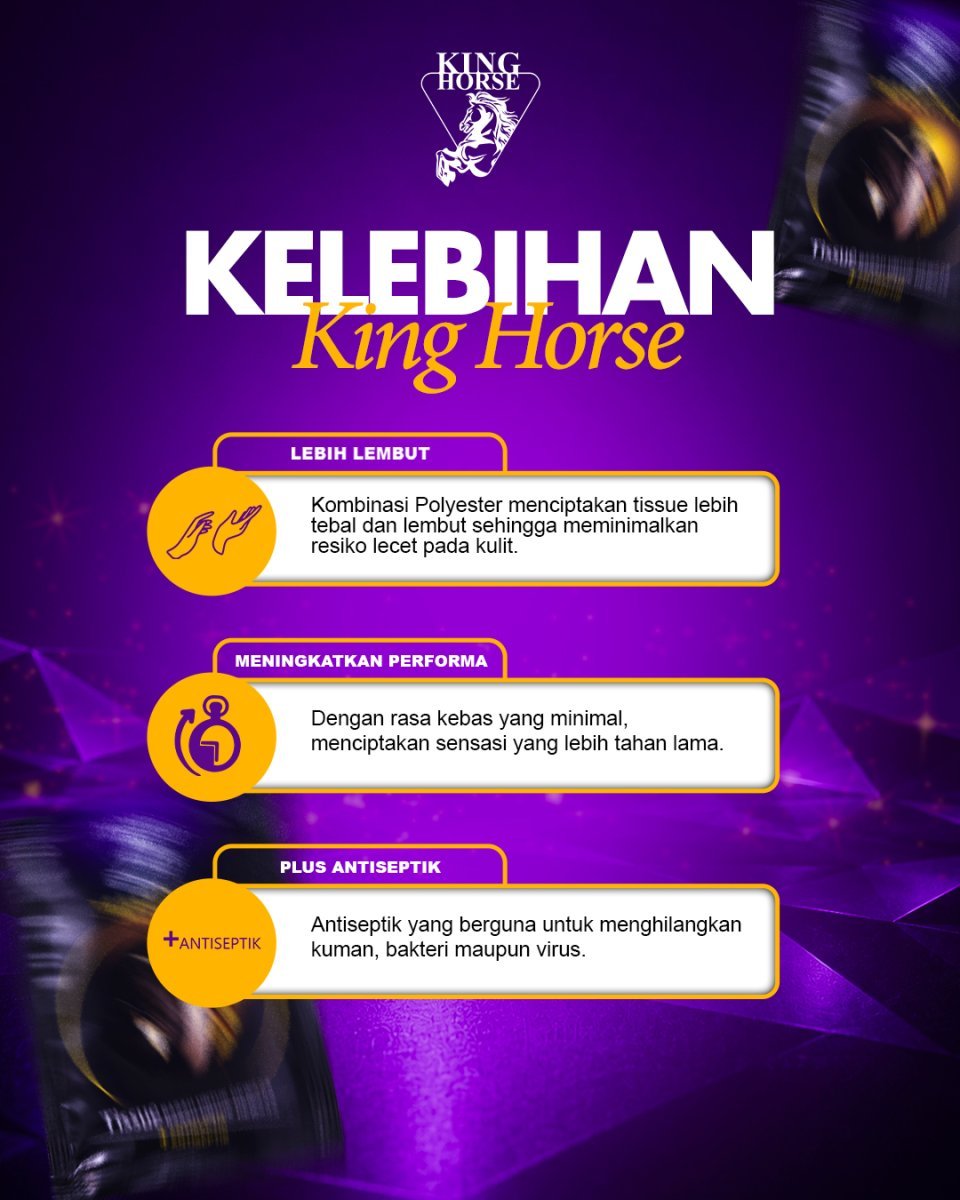 Tissue Magic King Horse 5 Pack isi 30 Sachet