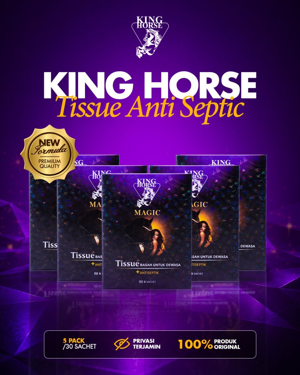 Tissue Magic King Horse 5 Pack isi 30 Sachet