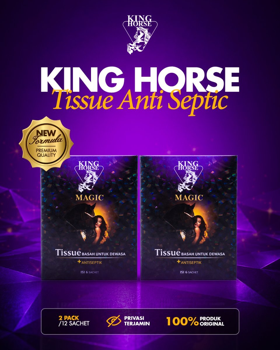 Tissue Magic King Horse 2 Pack isi 12 Sachet